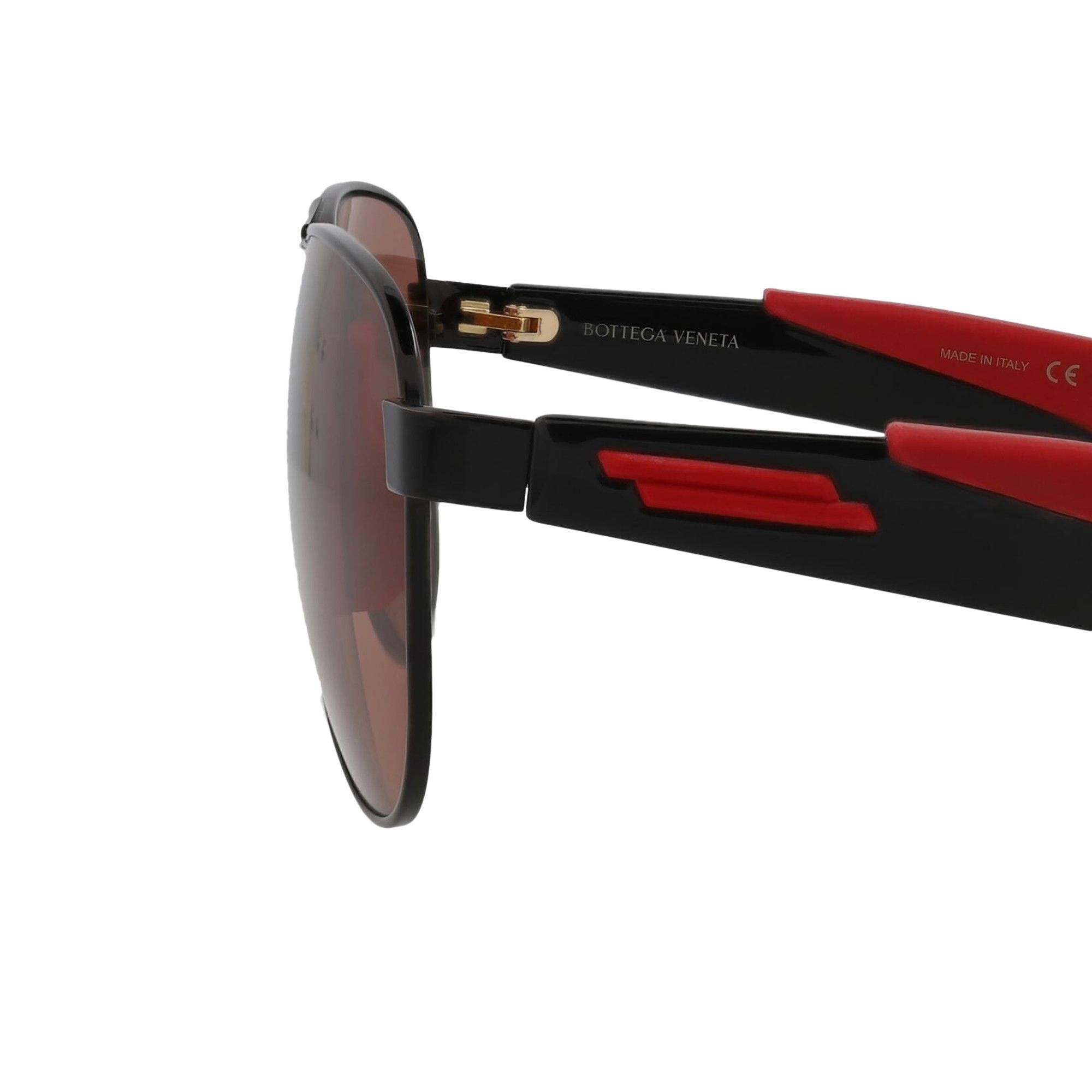 Bottega Veneta Aviator Sunglasses 'Black/Red' - 4