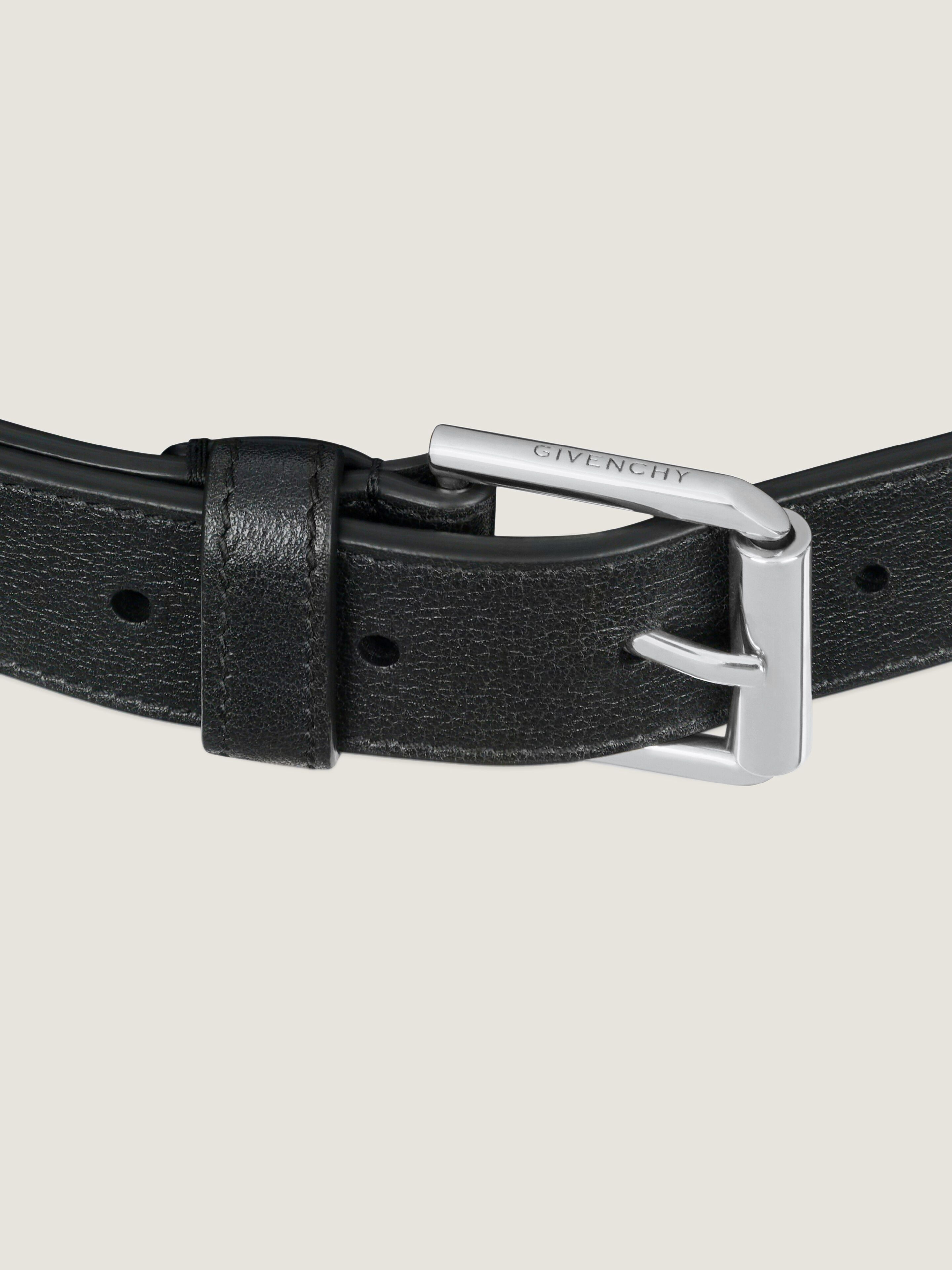 VOYOU BELT IN SHINY LEATHER - 3