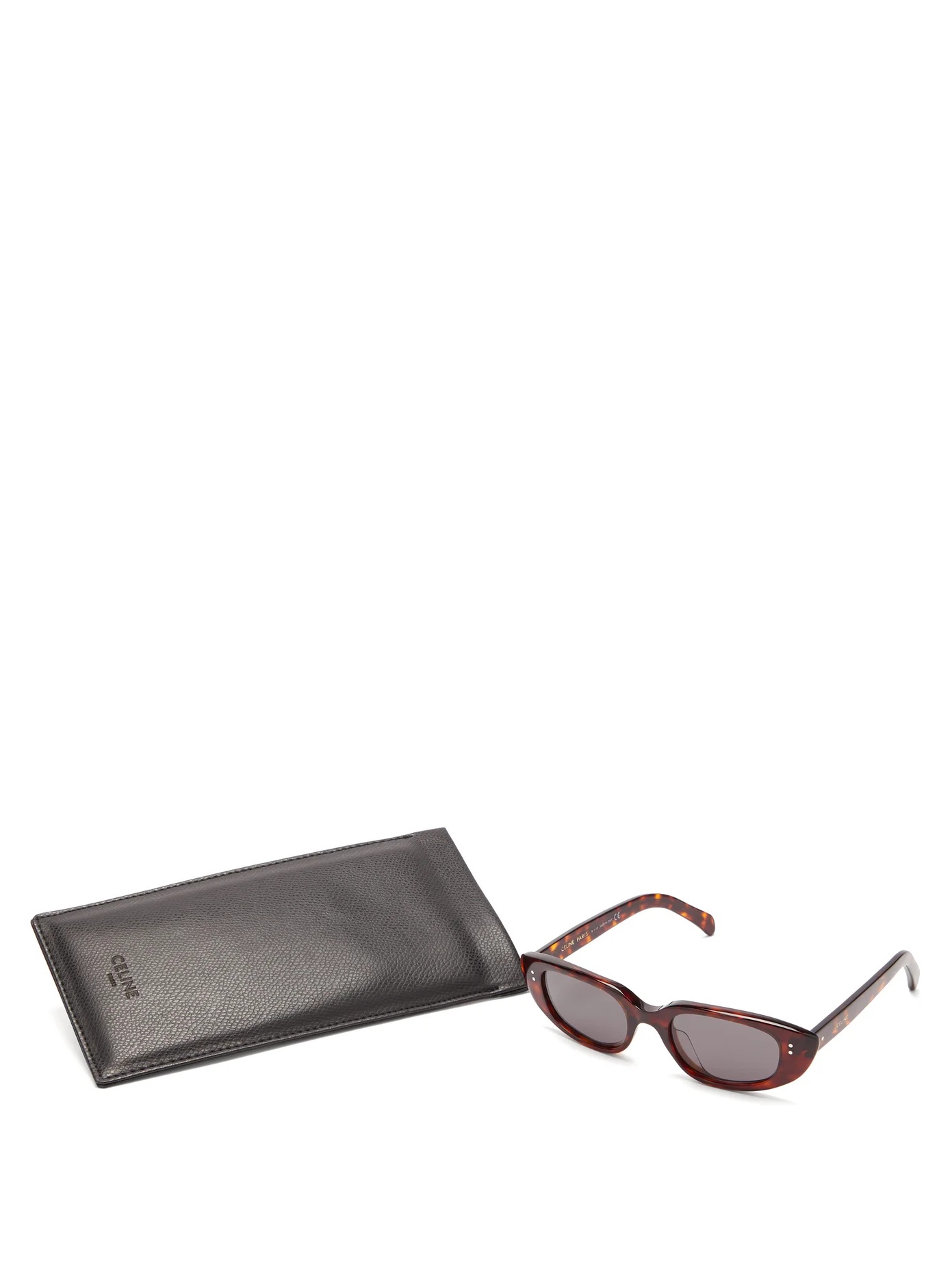 Oval acetate sunglasses - 5