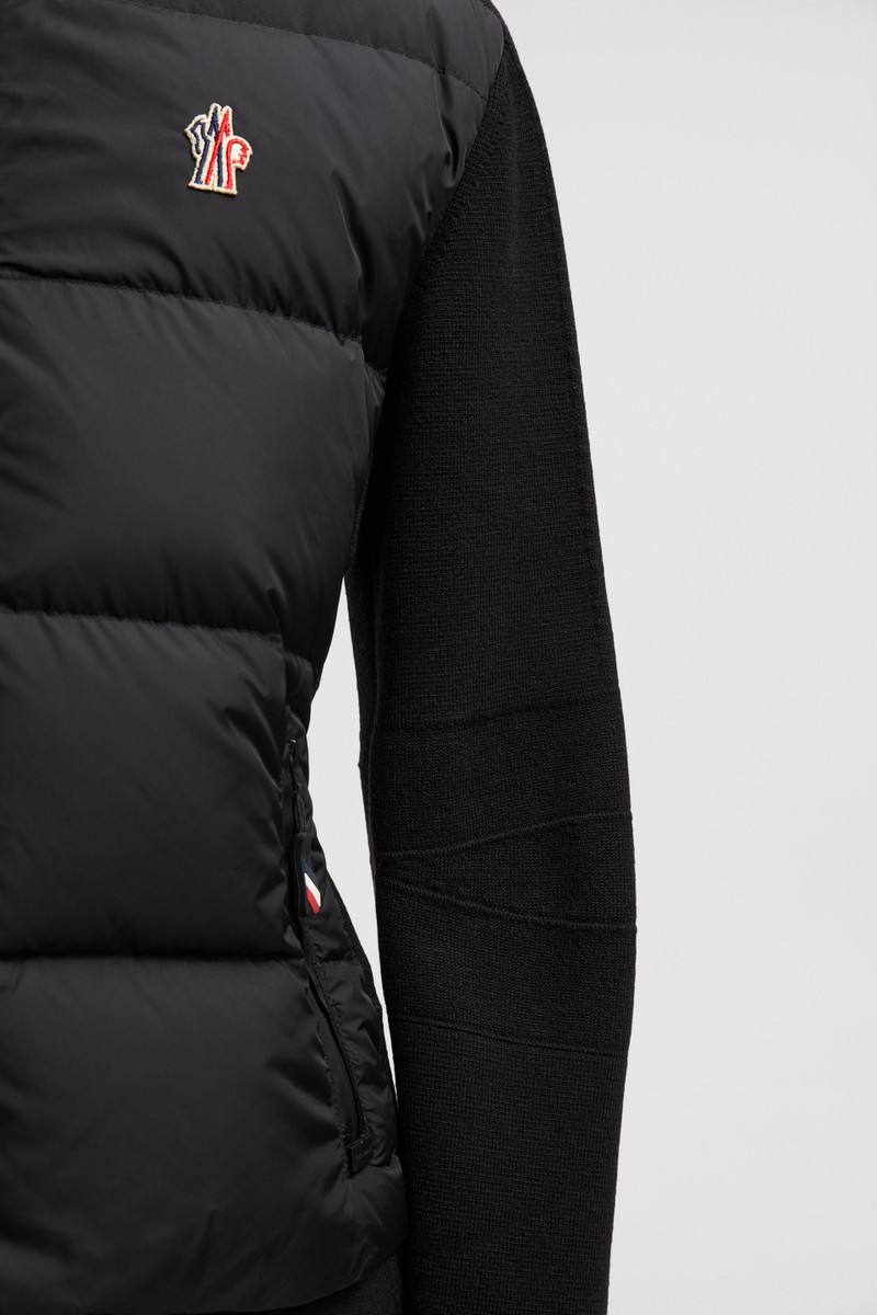 Padded Wool Zip-Up Cardigan 8