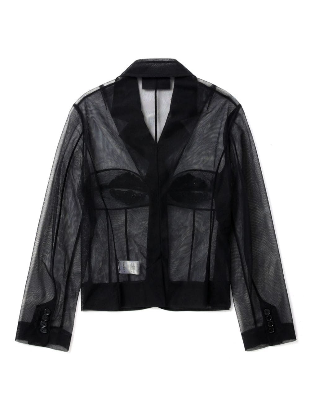 embellished bust fitted jacket - 6