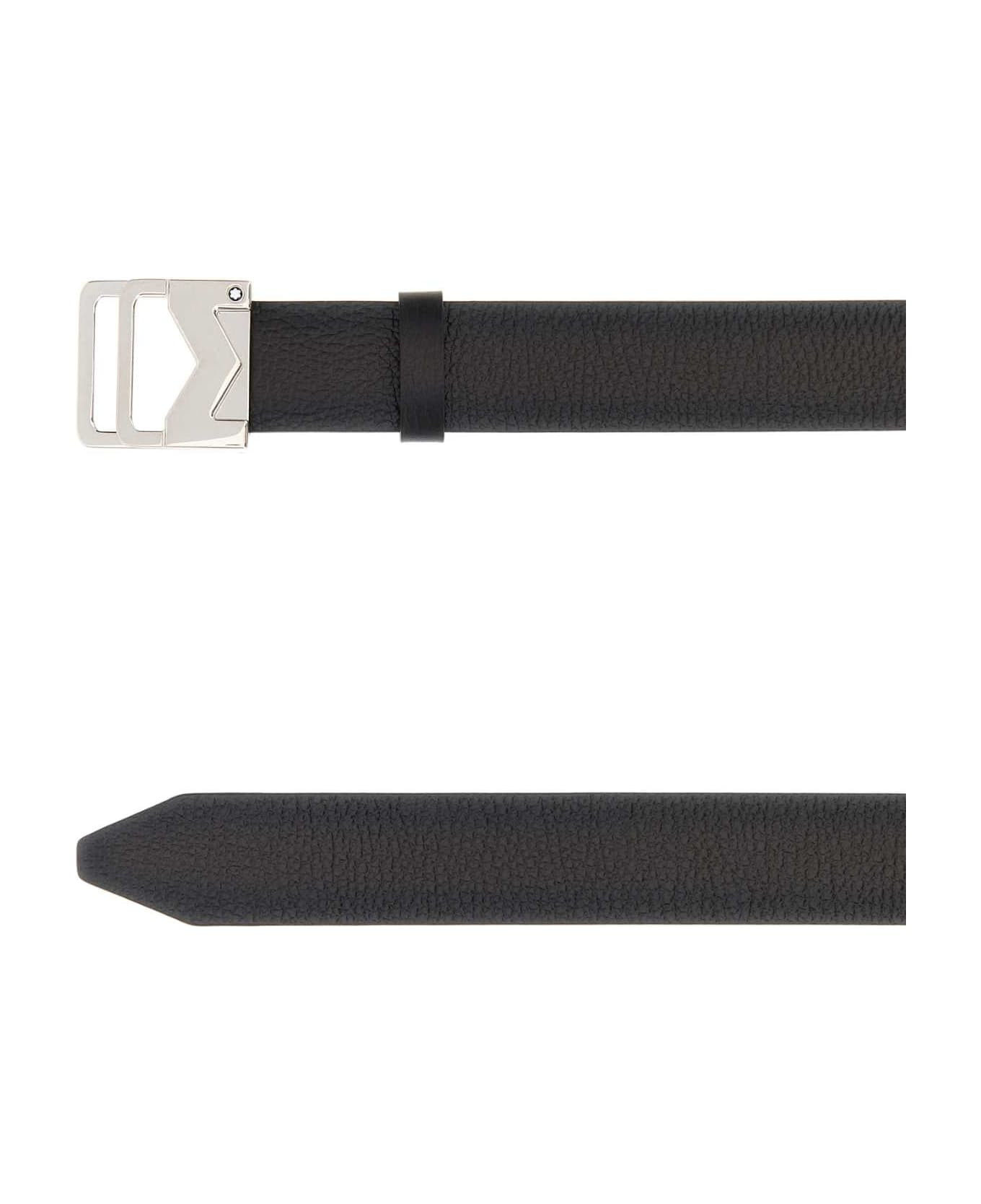 Dark Brown Leather Belt - 2
