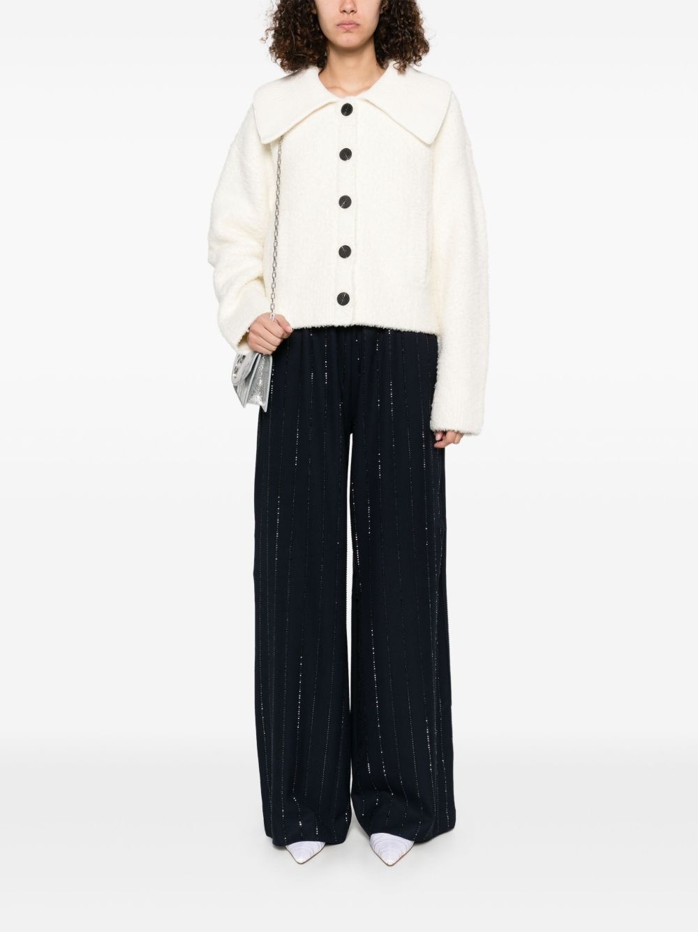 thick-knit cardigan - 2