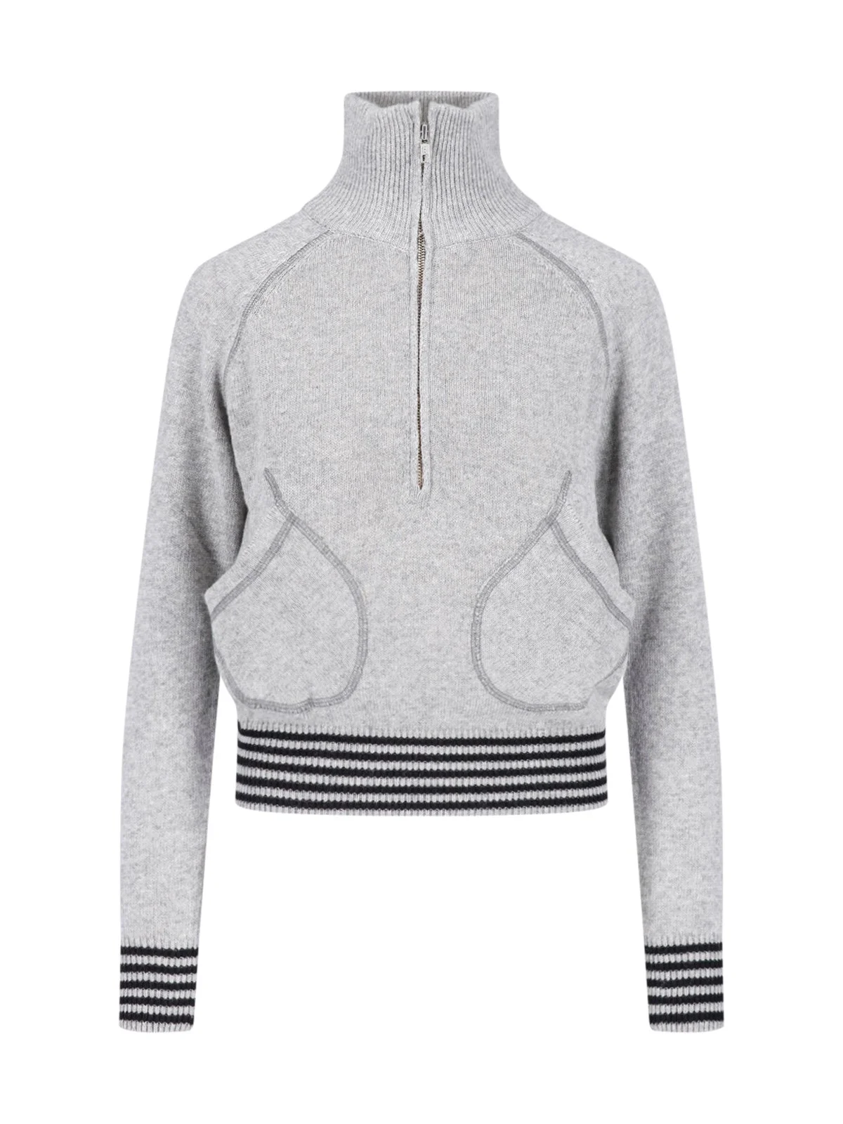ZIP CARDIGAN "SINDY" - 1