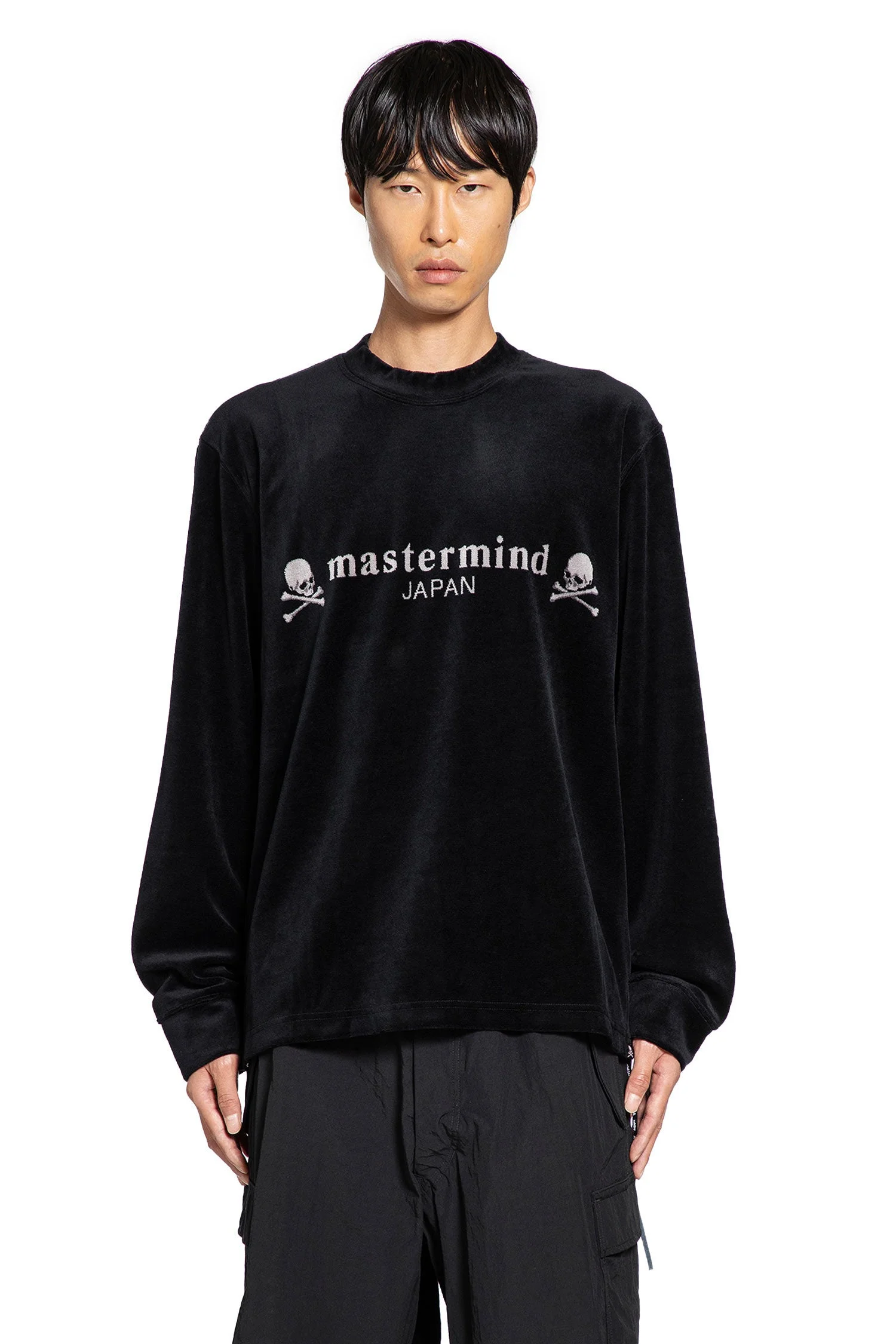 Velvet Logo Long Sleeve T-shirt - 1