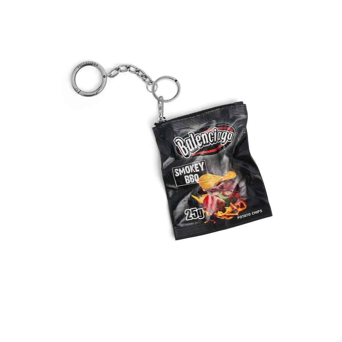 Charm/keychain Chips in Black - 1