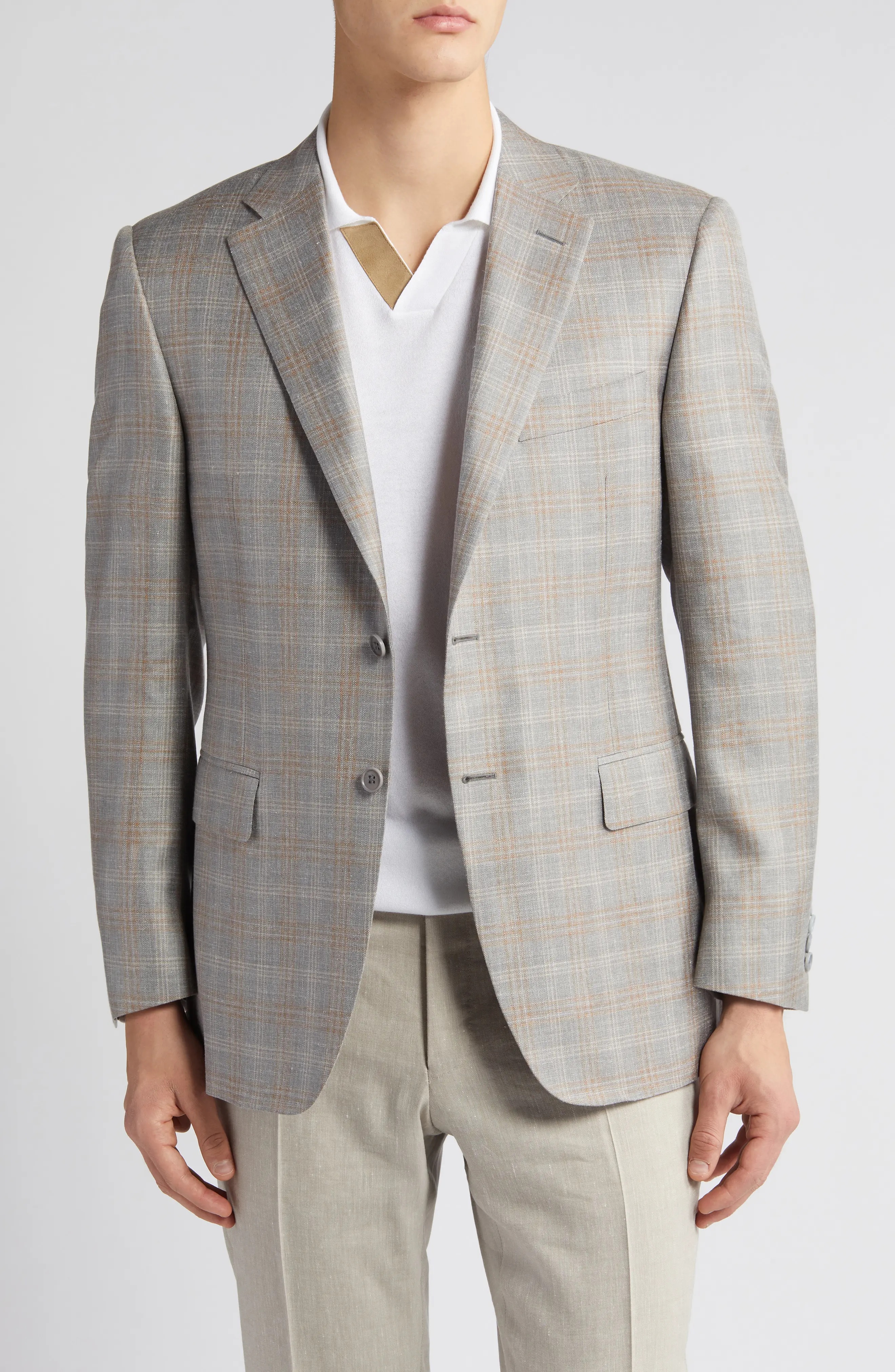 Siena Regular Fit Plaid Sport Coat - 1