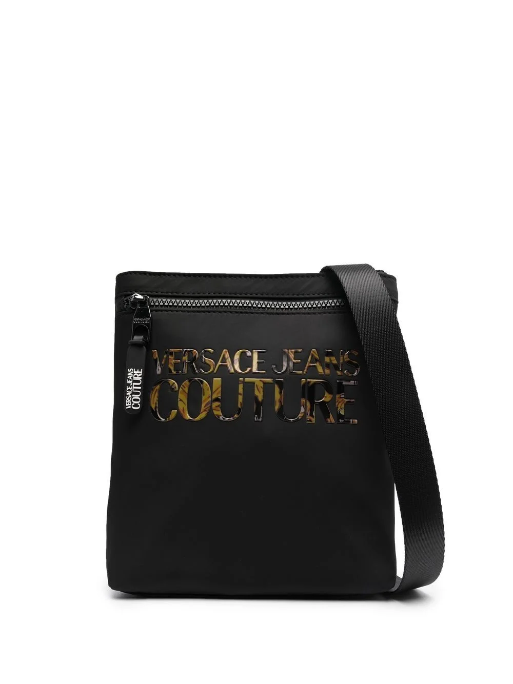 logo-embellished messenger bag - 1