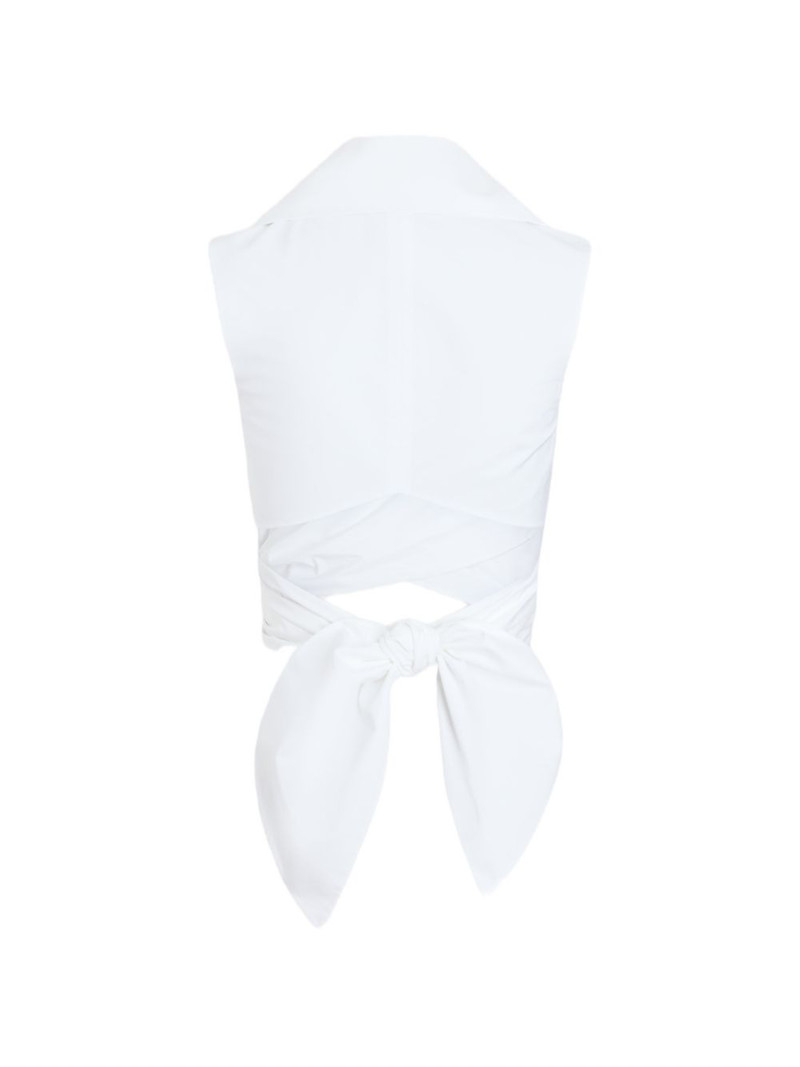 PATOU draped sleeveless top outlook