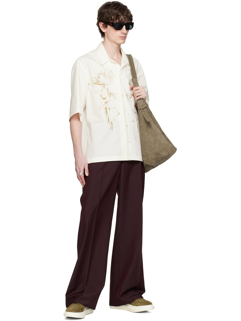 Alexander McQueen Khaki Oversized Retro Sneakers outlook