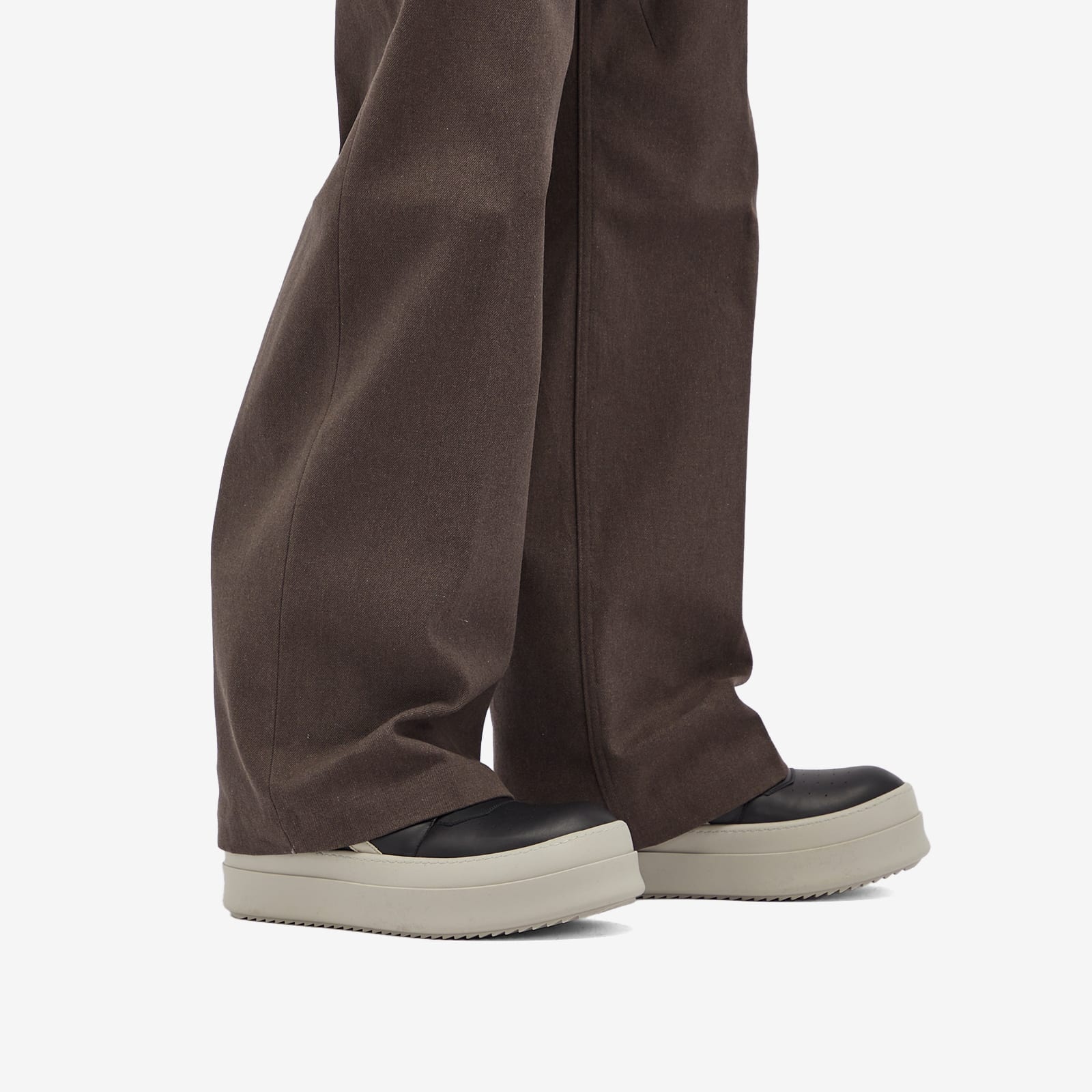 Rick Owens Leather Geobasket Sneakers - 6