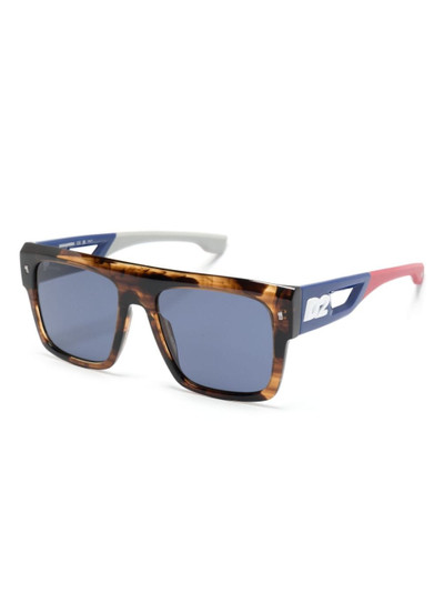 DSQUARED2 rectangle-frame sunglasses outlook