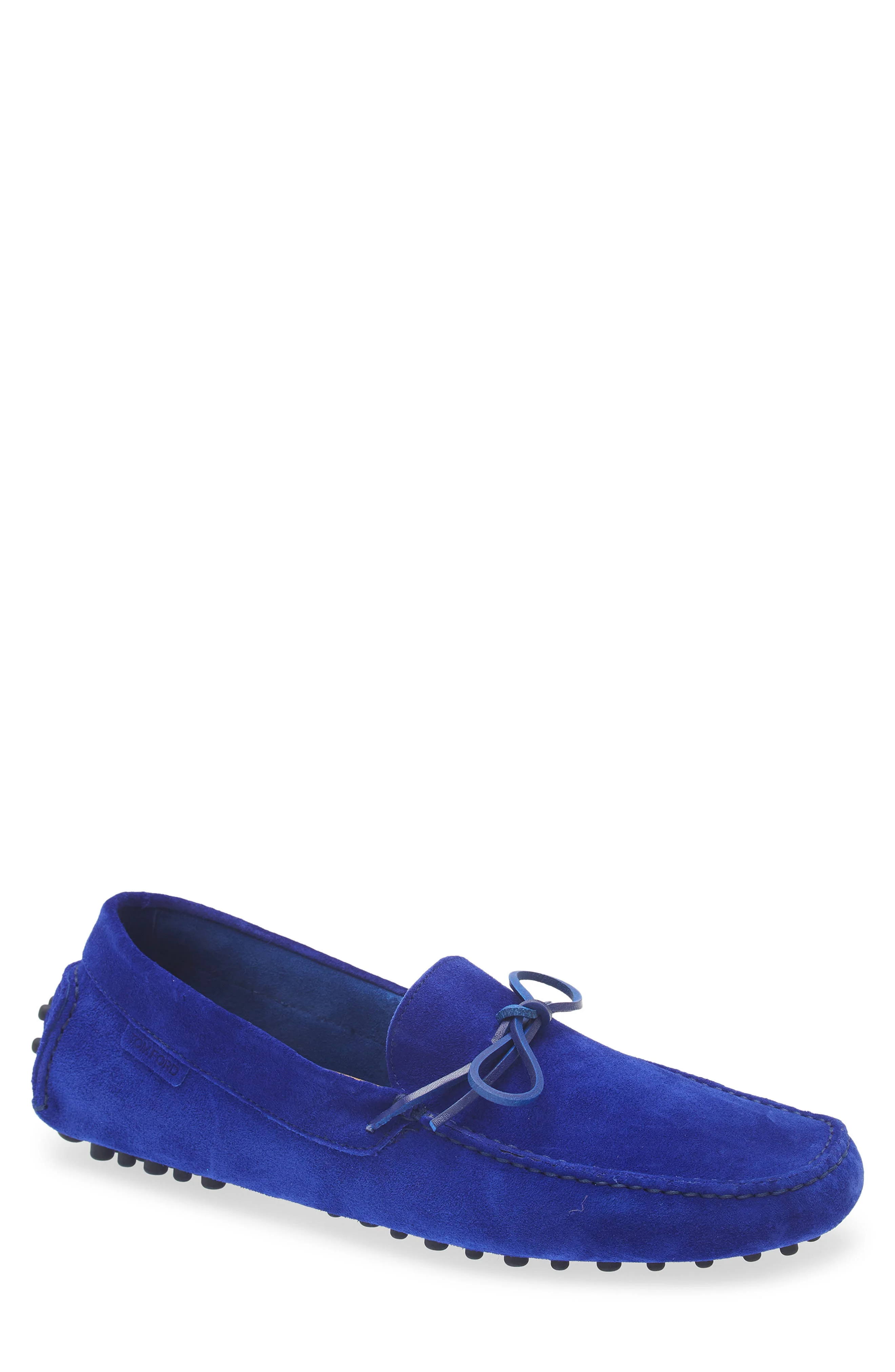 TOM FORD Suede Driving Shoe in Electric Purple at Nordstrom - 1