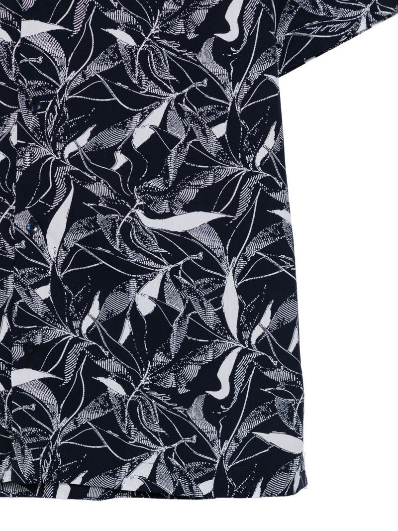 leaf-print short-sleeve shirt 3