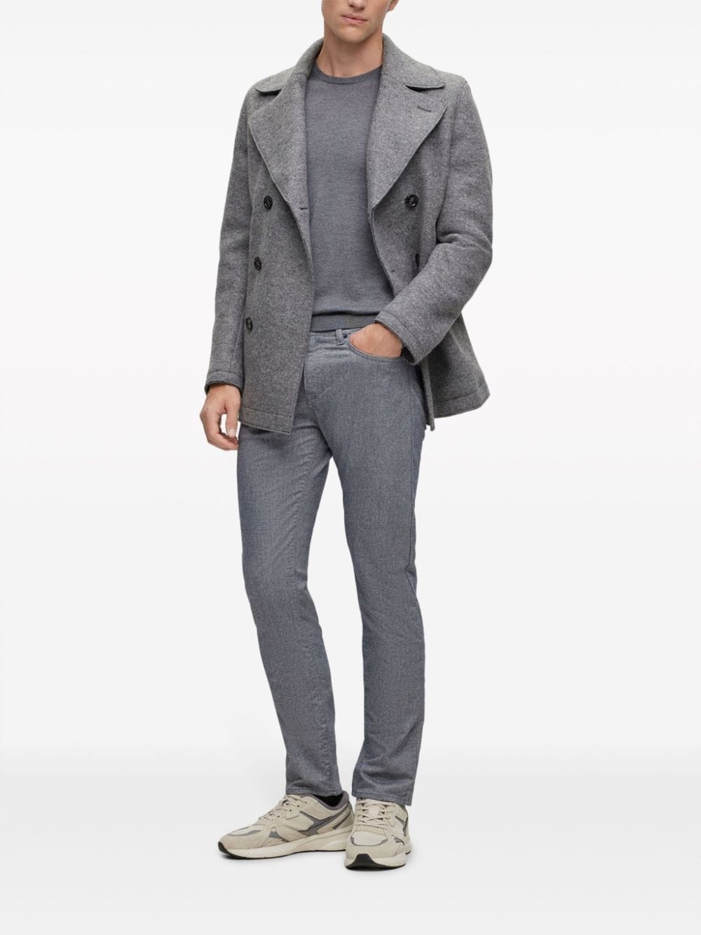 crew-neck long-sleeve jumper - 2