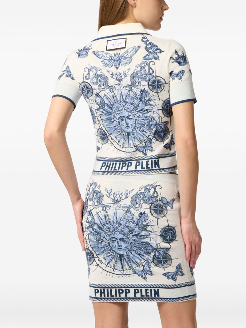 graphic-print polo shirt 4