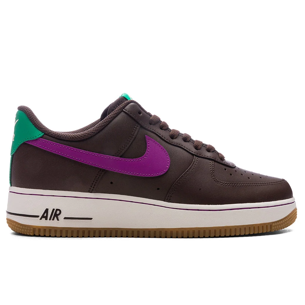 AIR FORCE '07 - BARQUE BROWN/VIVID PURPLE/STADIUM GREEN - 1