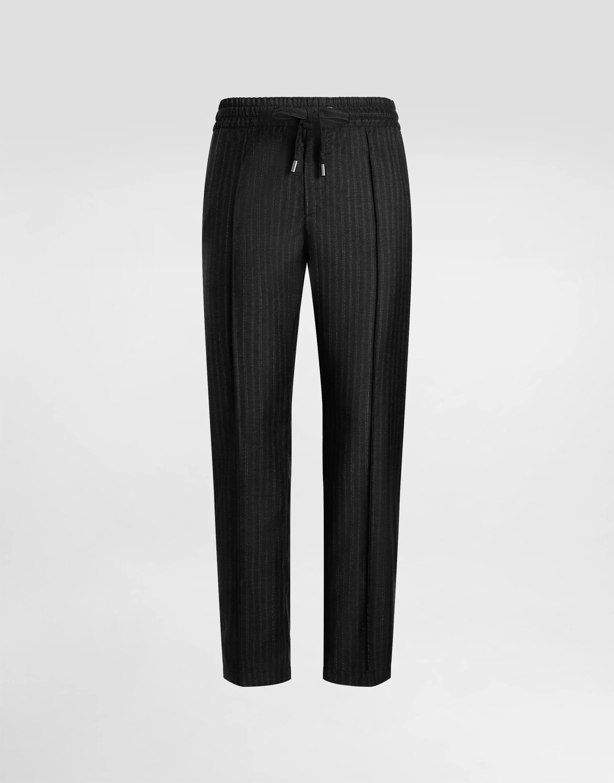 Tailored pinstripe jogging trousers - 1