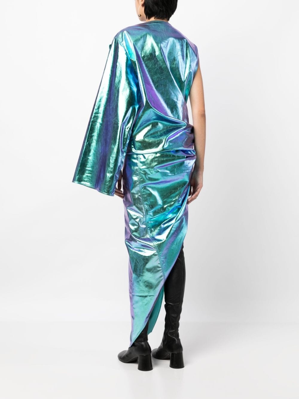 holographic asymmetric gown - 4