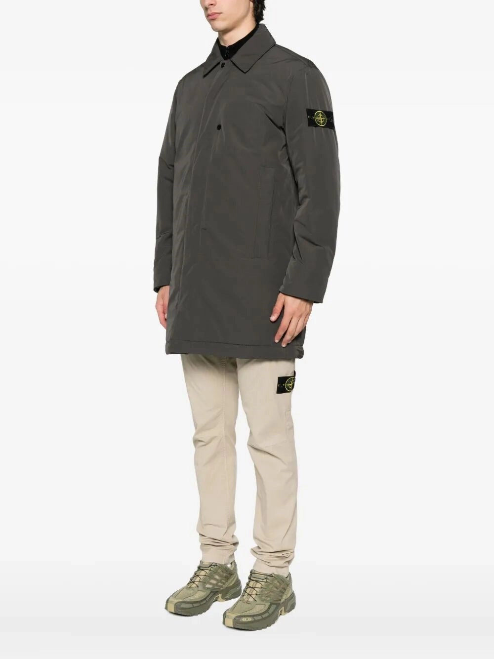 Stone Island Men Long Coat - 4