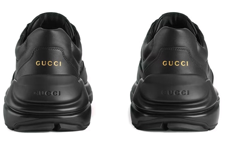 (WMNS) Gucci Rhyton Exquisite Shoes 'Black' 721749-0G2R0-1000 - 4