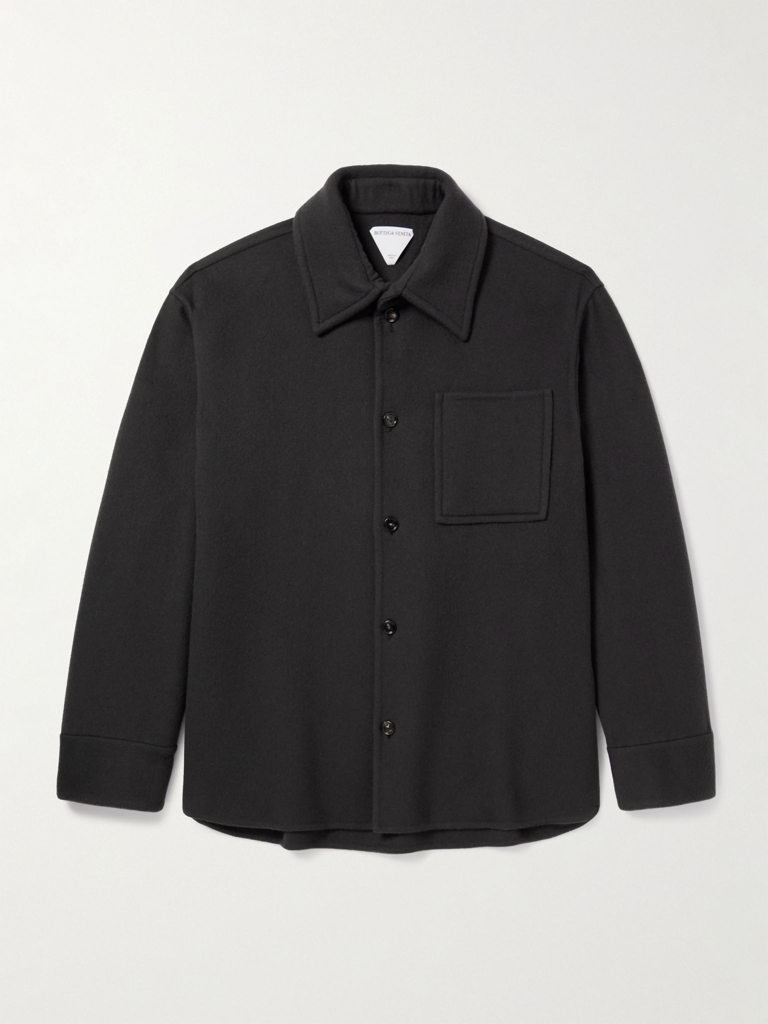 Cashmere Overshirt Dark gray - 1
