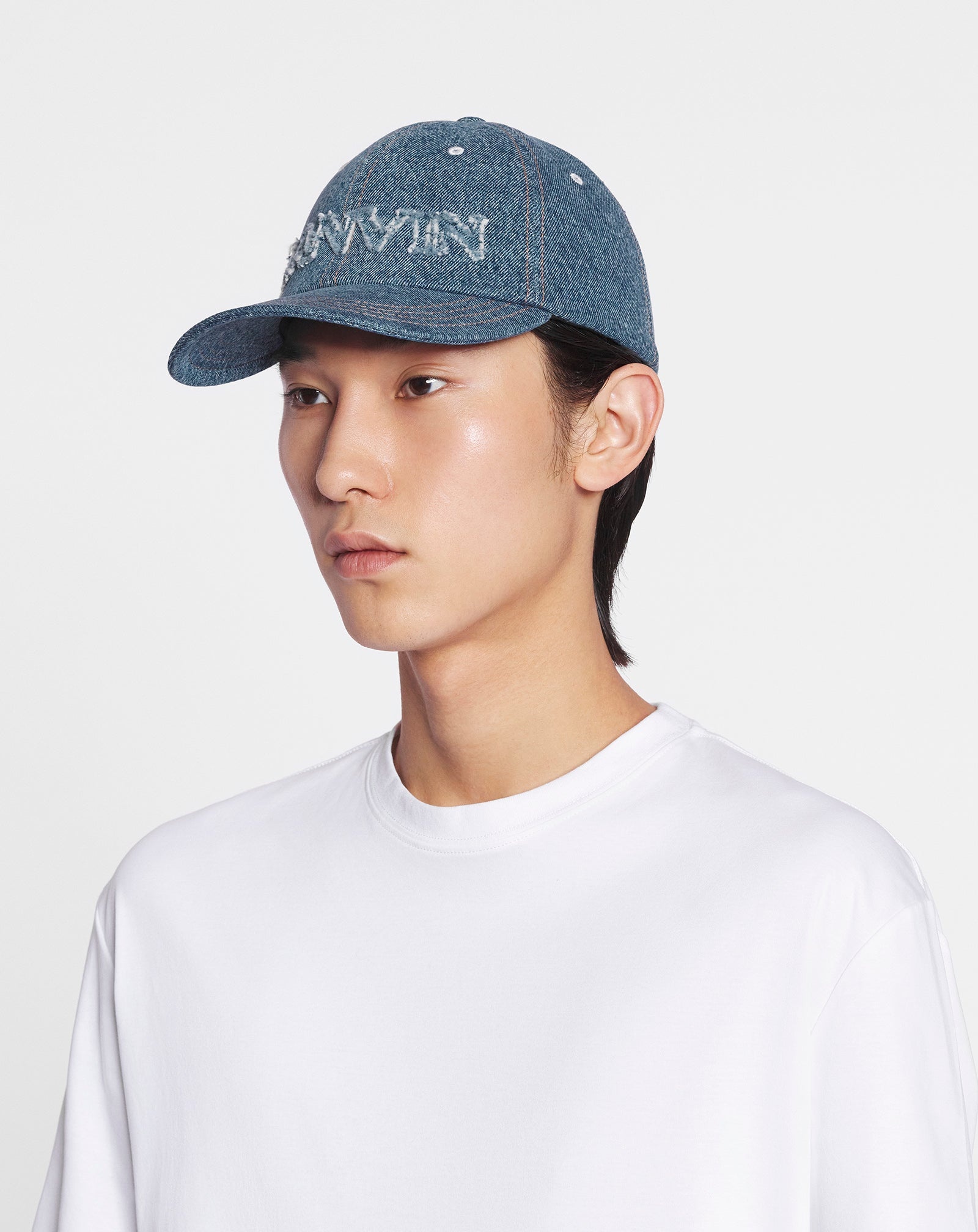 LANVIN CAP IN DENIM - 2