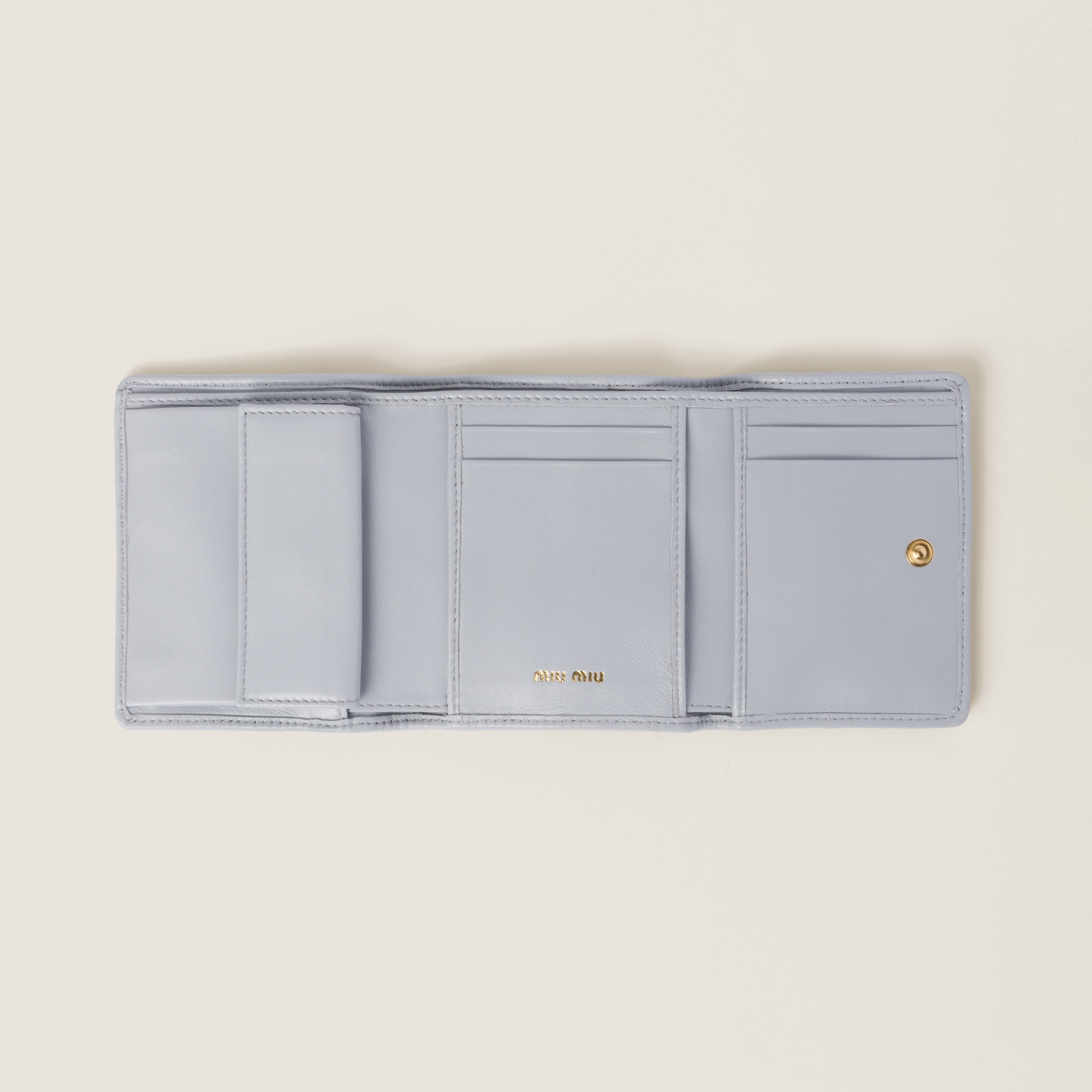 Small matelassé nappa leather wallet - 2