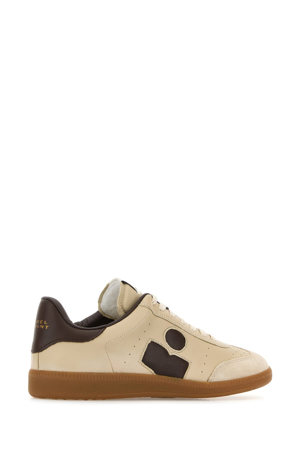 Beige leather Bryce sneakers - 3