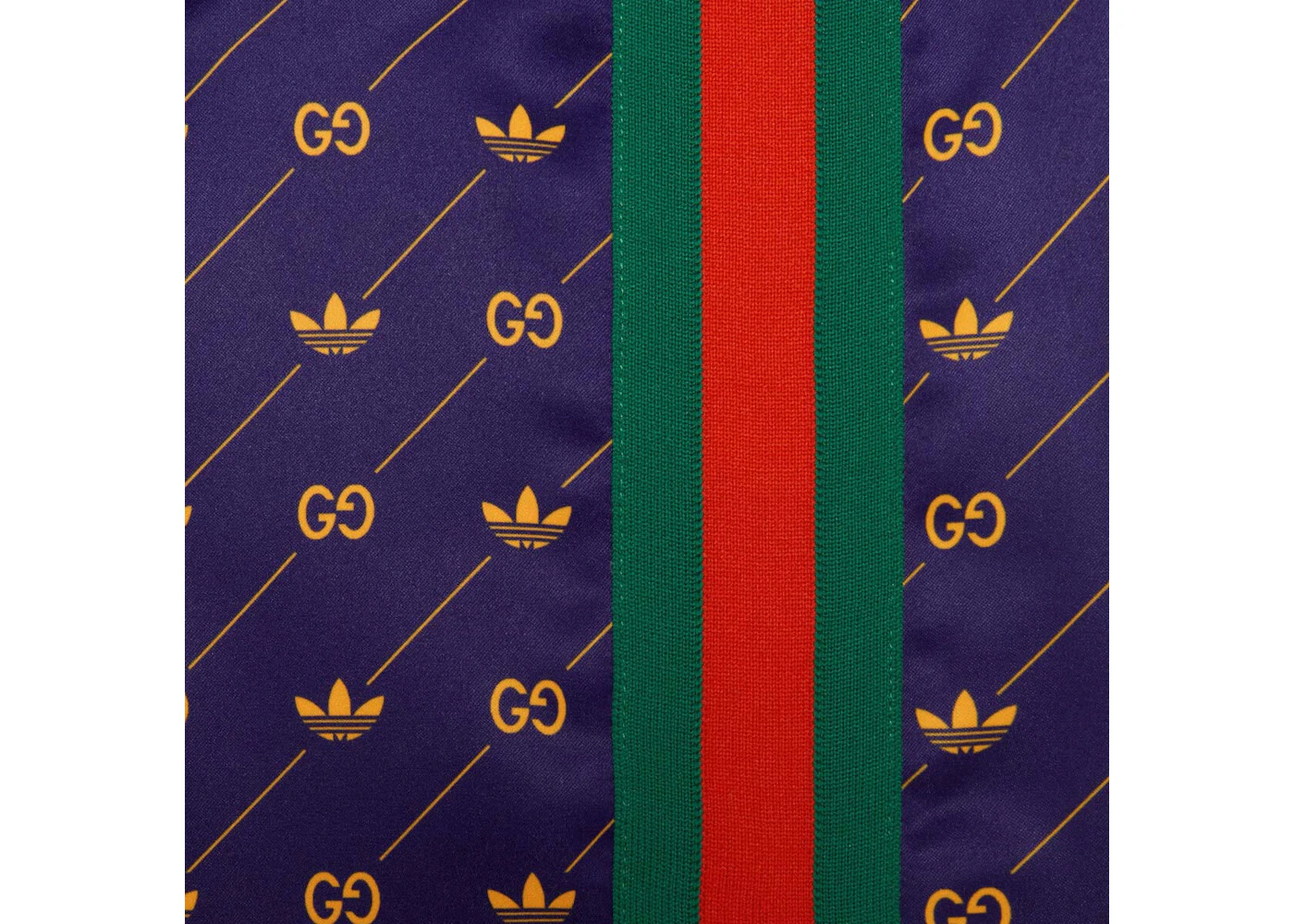 Gucci x adidas Trefoil Print Jacket Blue/Green - 2