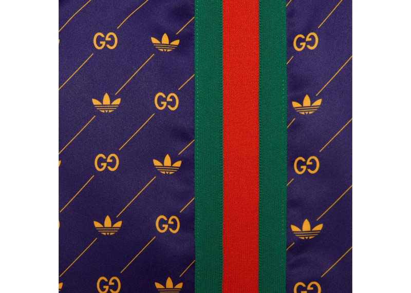 GUCCI adidas x Gucci Trefoil print jacket outlook