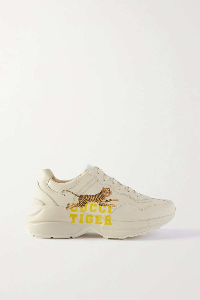 Rhyton printed leather sneakers - 1