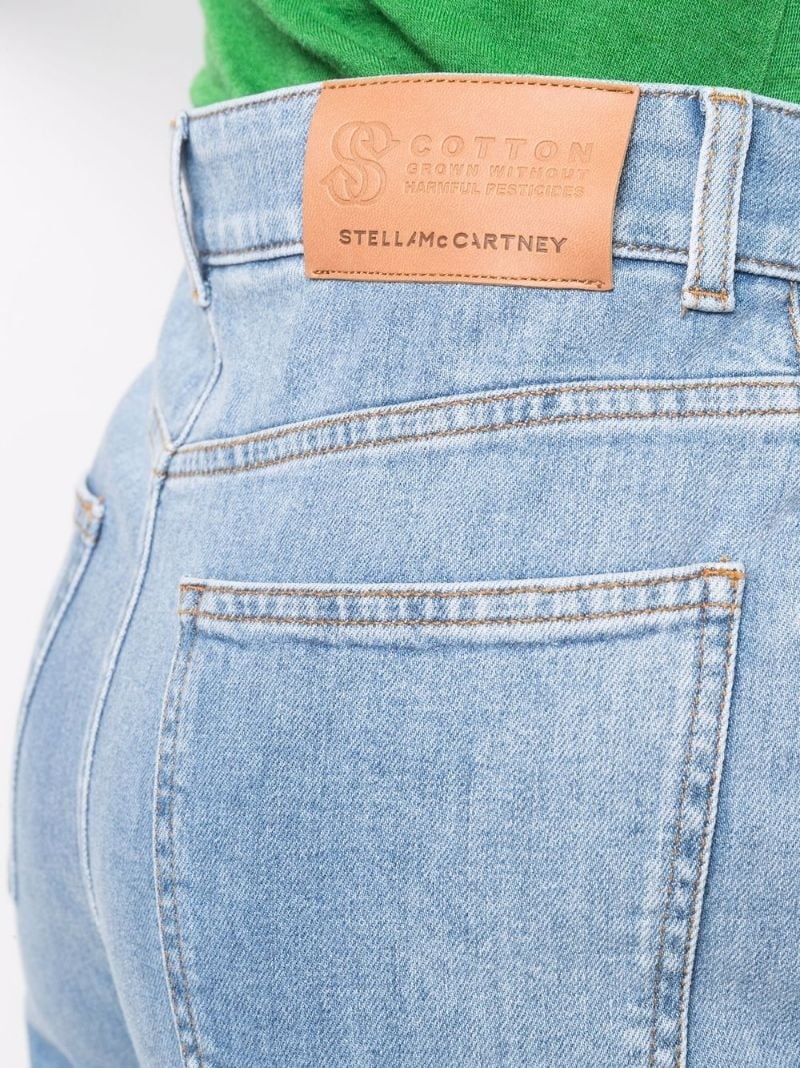 high-rise cropped jeans - 5