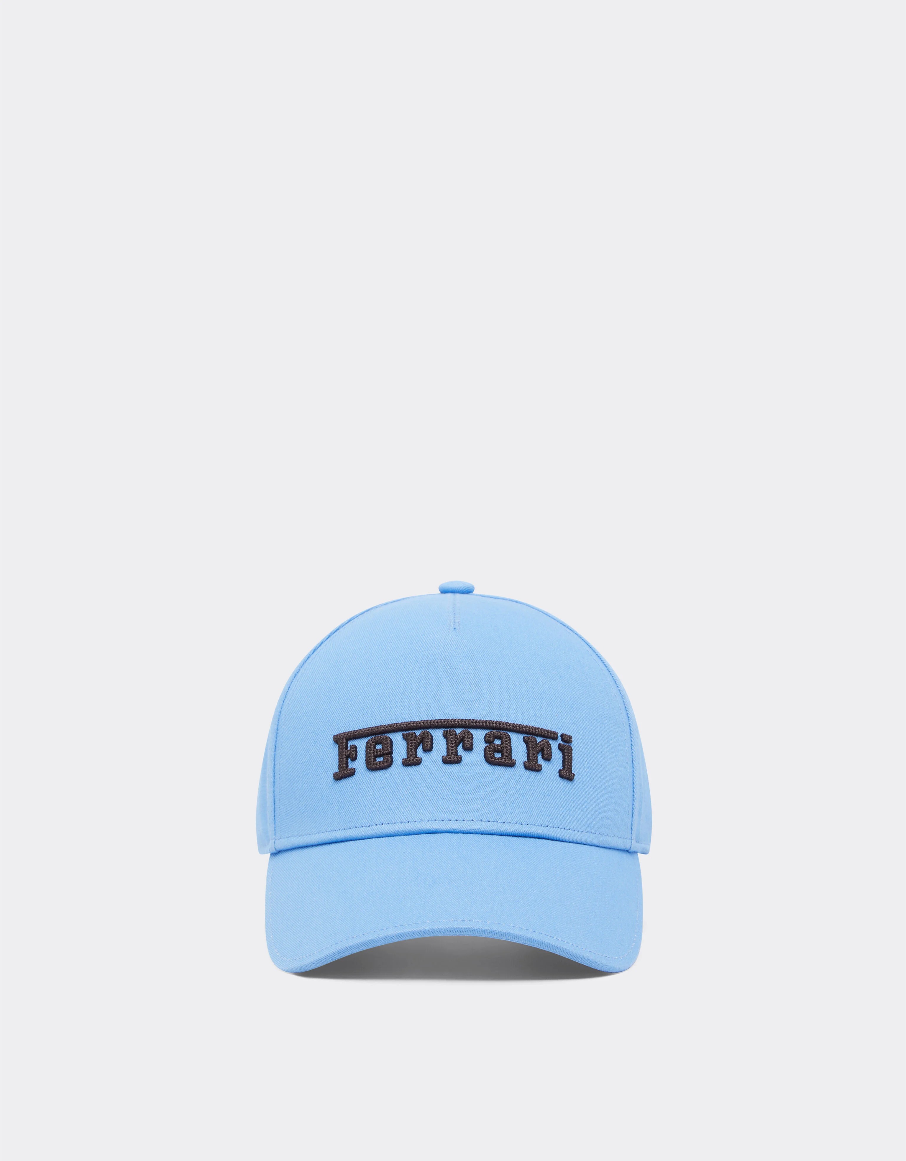 Baseball cap with embroidered Ferrari logo - 1