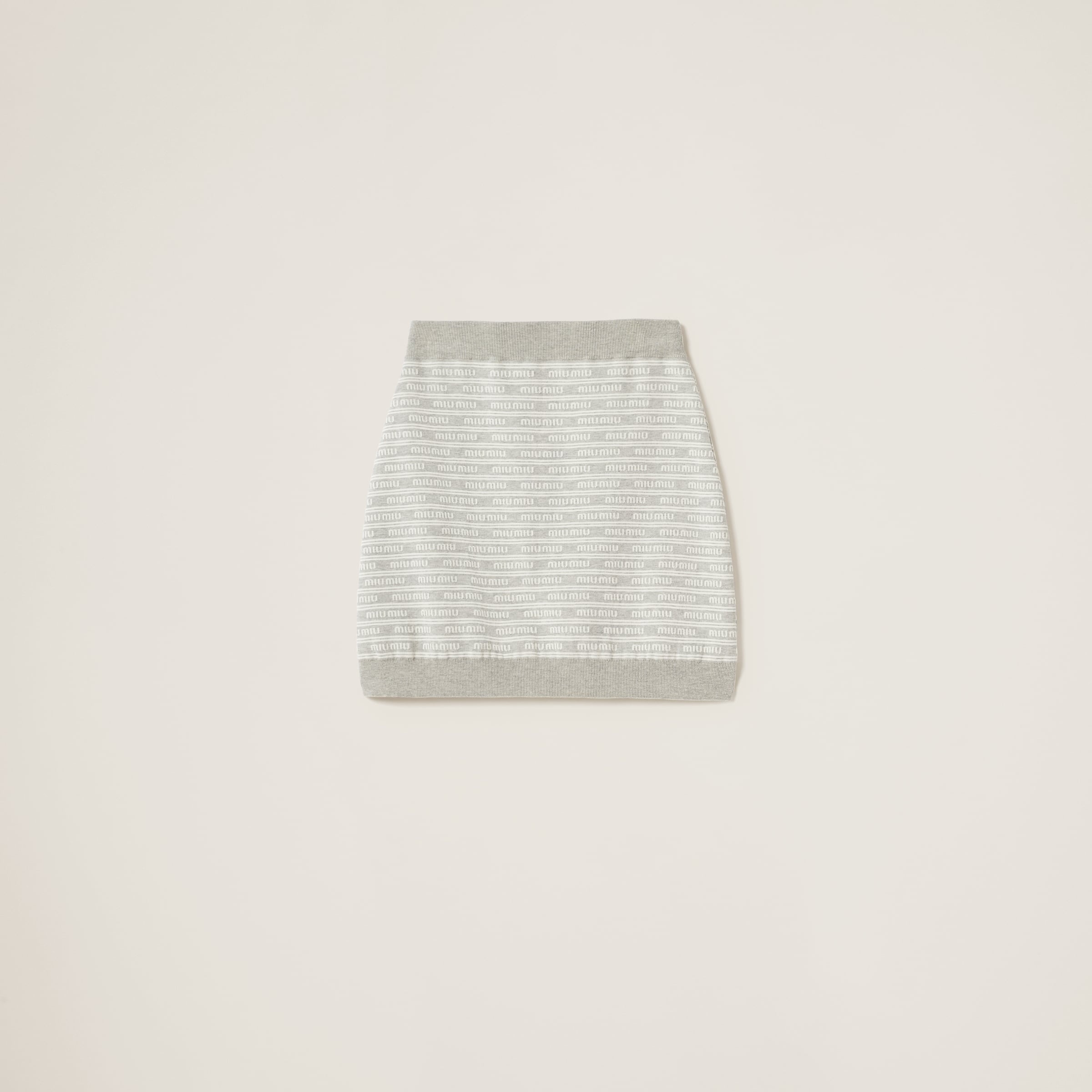 Cotton miniskirt - 1