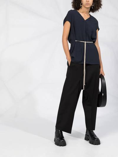 Rick Owens gathered waist tunic outlook