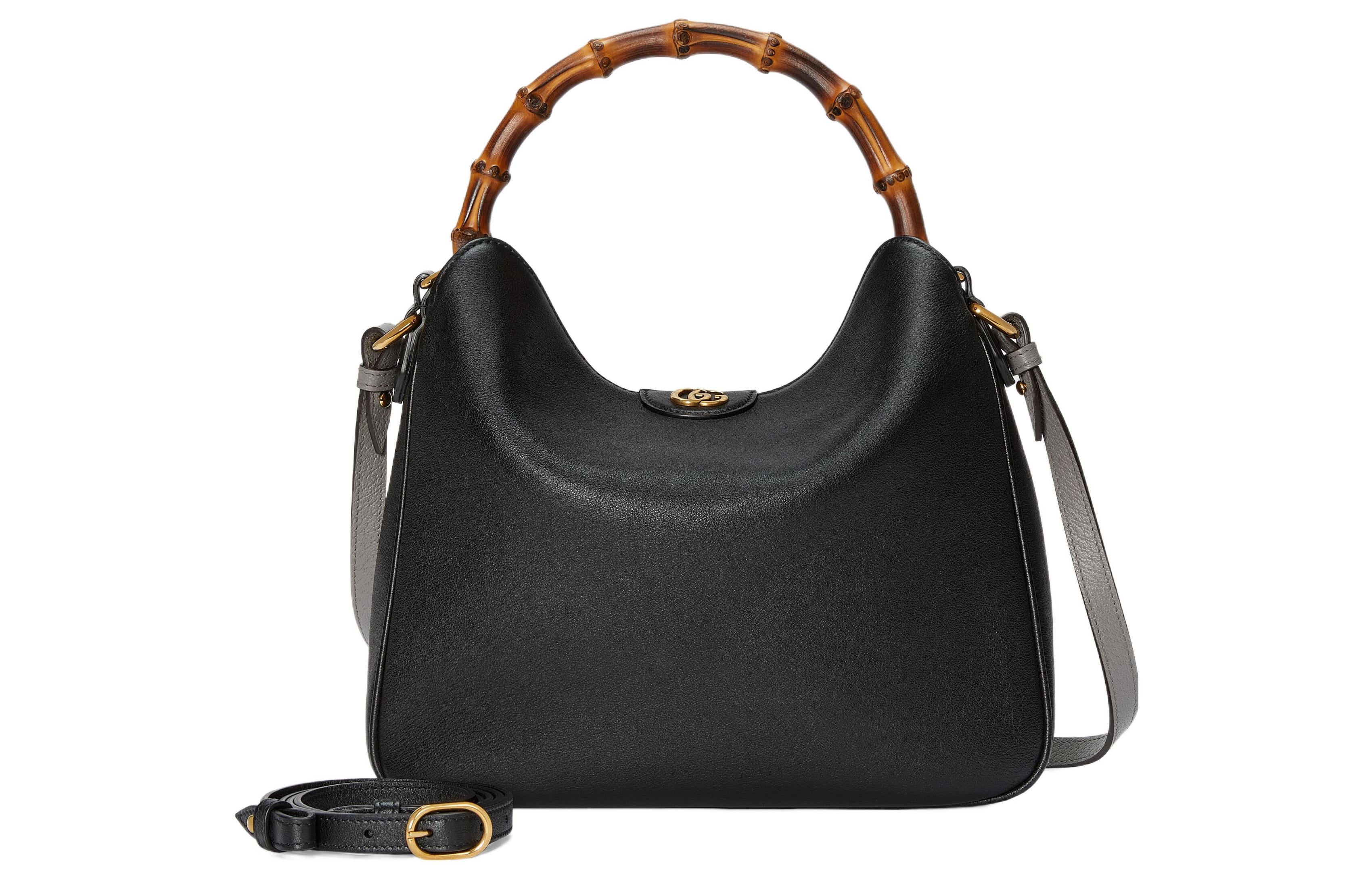 (WMNS) Gucci Diana Medium Shoulder Bag 'Black' 746124-UAAAY-1092 - 2