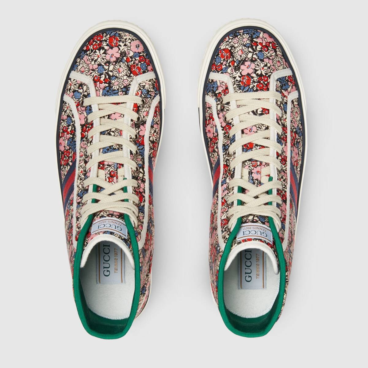 Men's Gucci Tennis 1977 Liberty London high top sneaker - 3