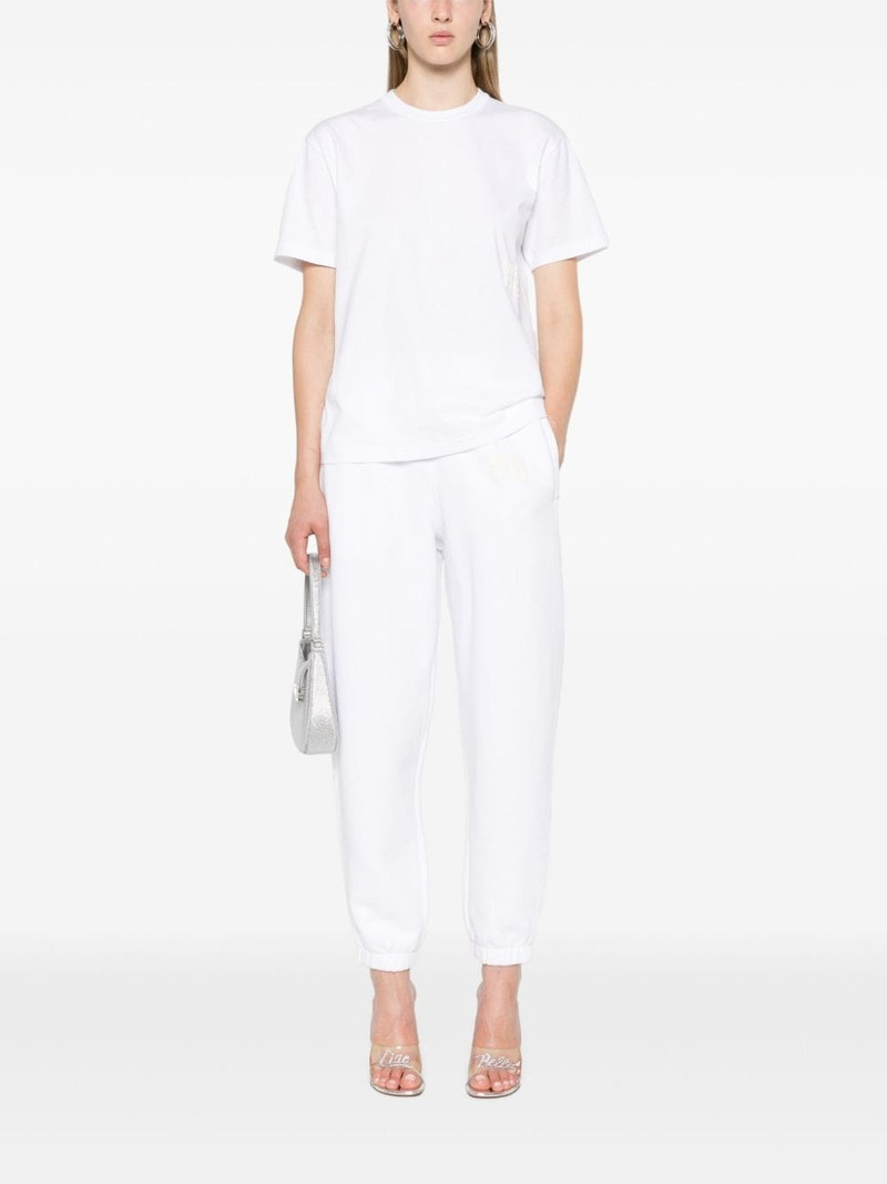 Alexander Wang logo-print cotton track pants outlook