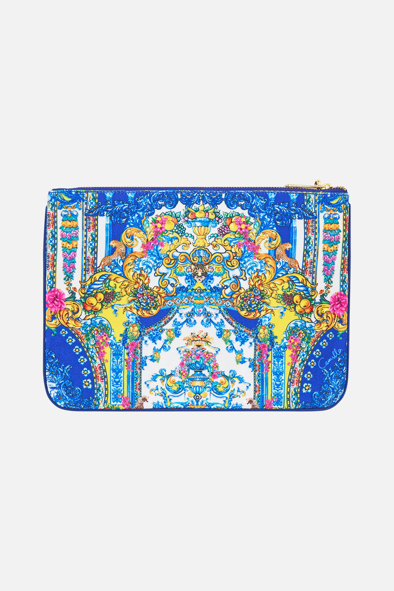 CAMILLA SMALL CANVAS CLUTCH outlook