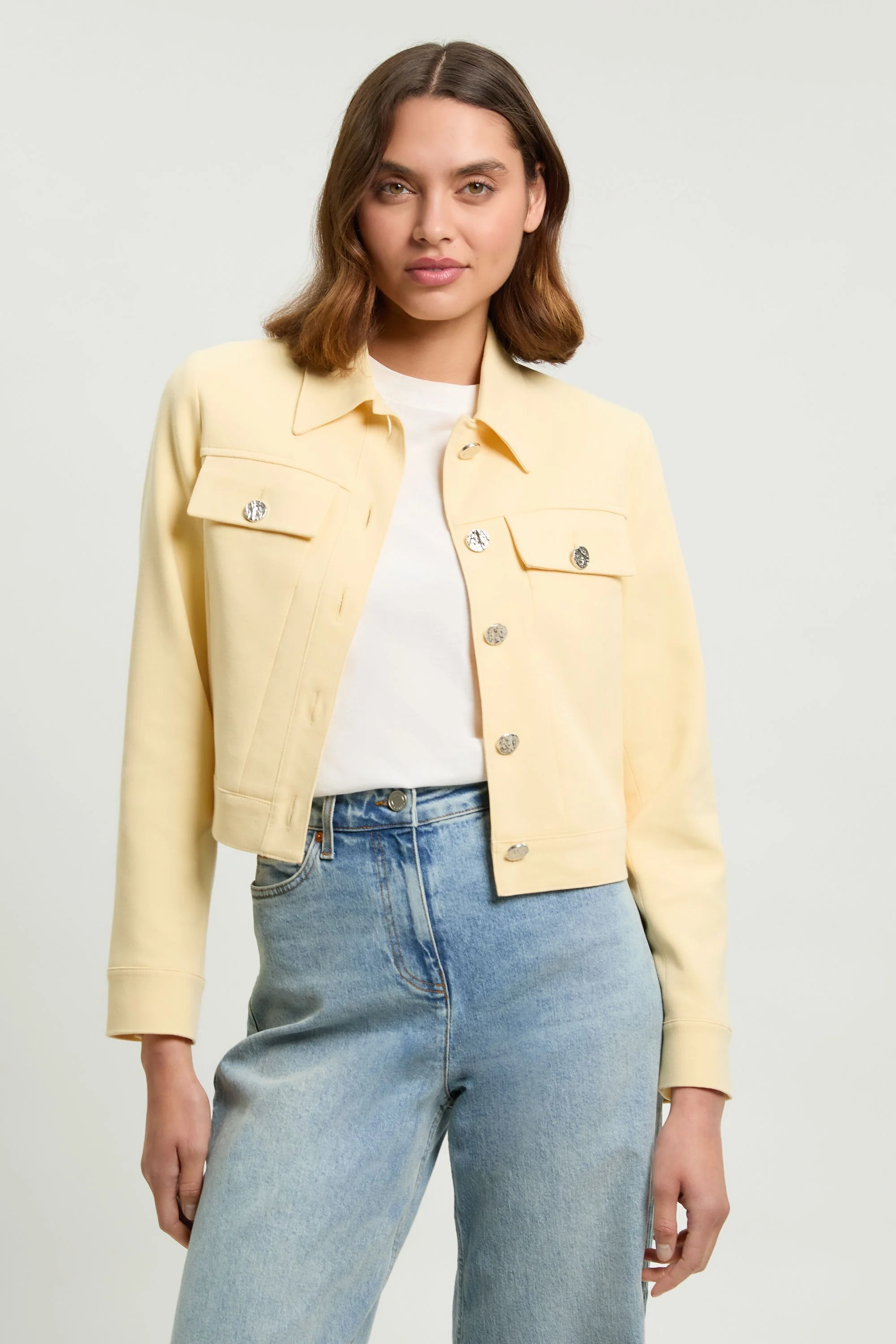 Tailored Button Detail Jacket - 1