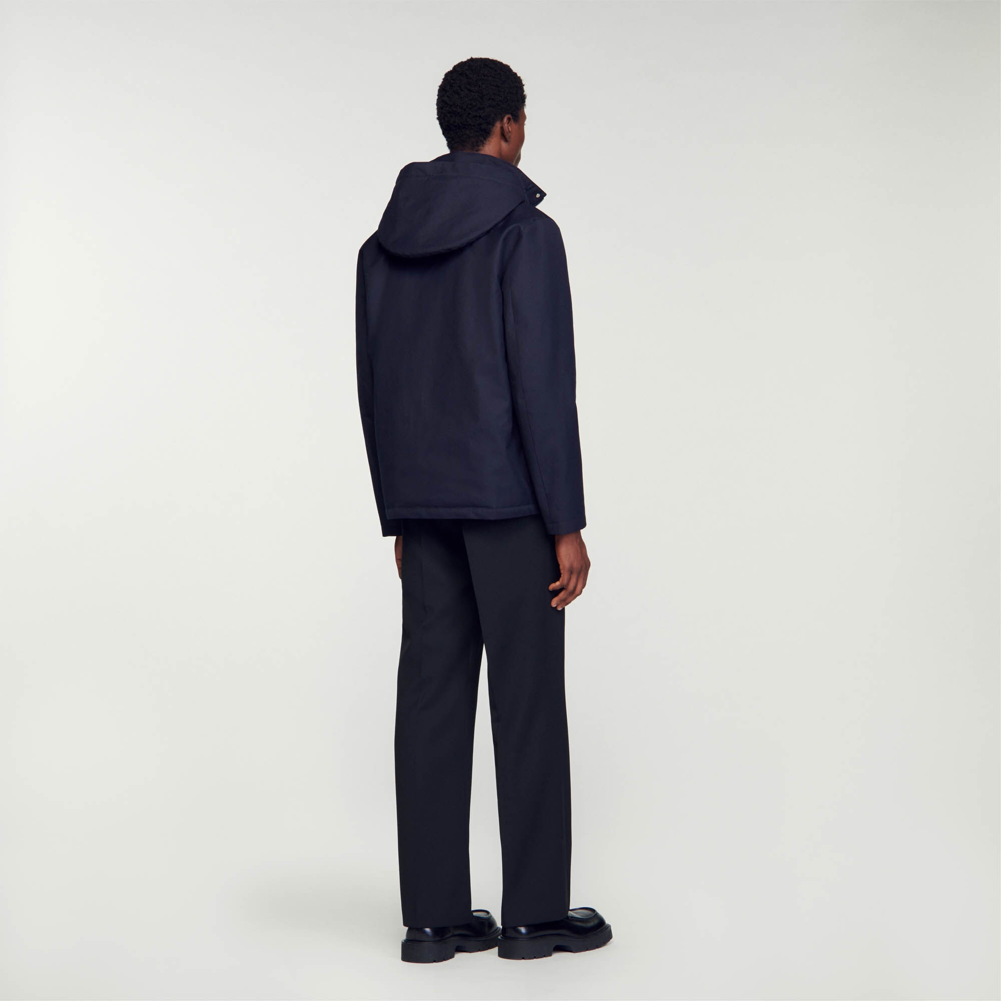 TECHNICAL HOODED COAT - 6
