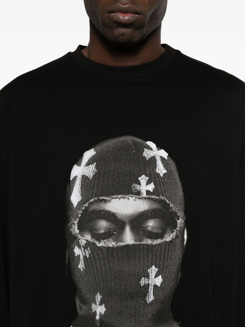 Mask Crosses crew-neck sweatshirt 5