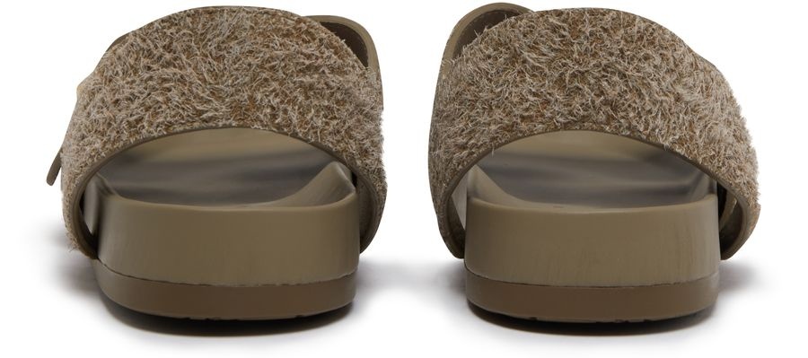 Ease flat sandals in brushed suede - 4