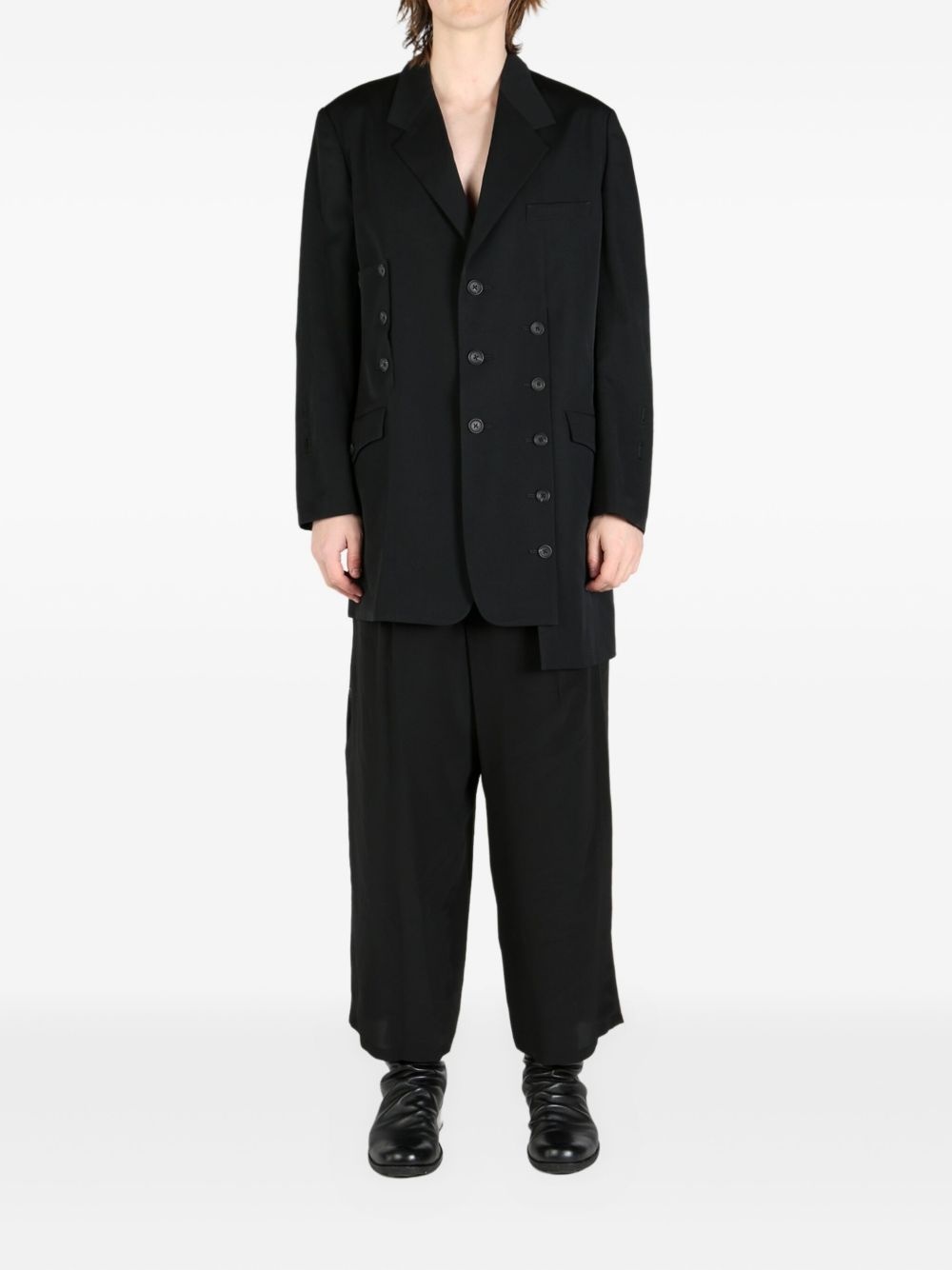 decorative-button blazer - 2