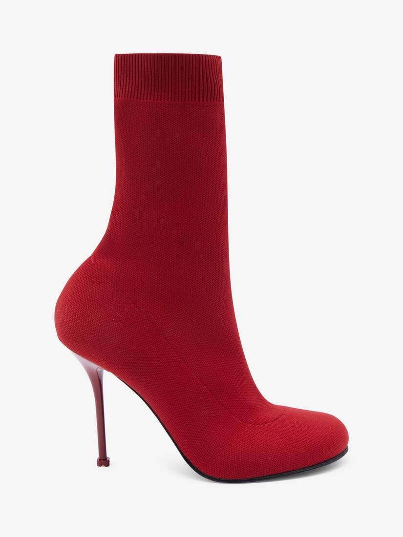 Knit Boot in Welsh Red - 1