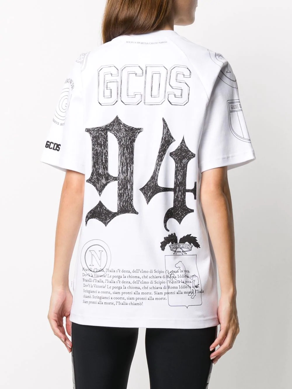 oversized graphic print T-shirt - 4