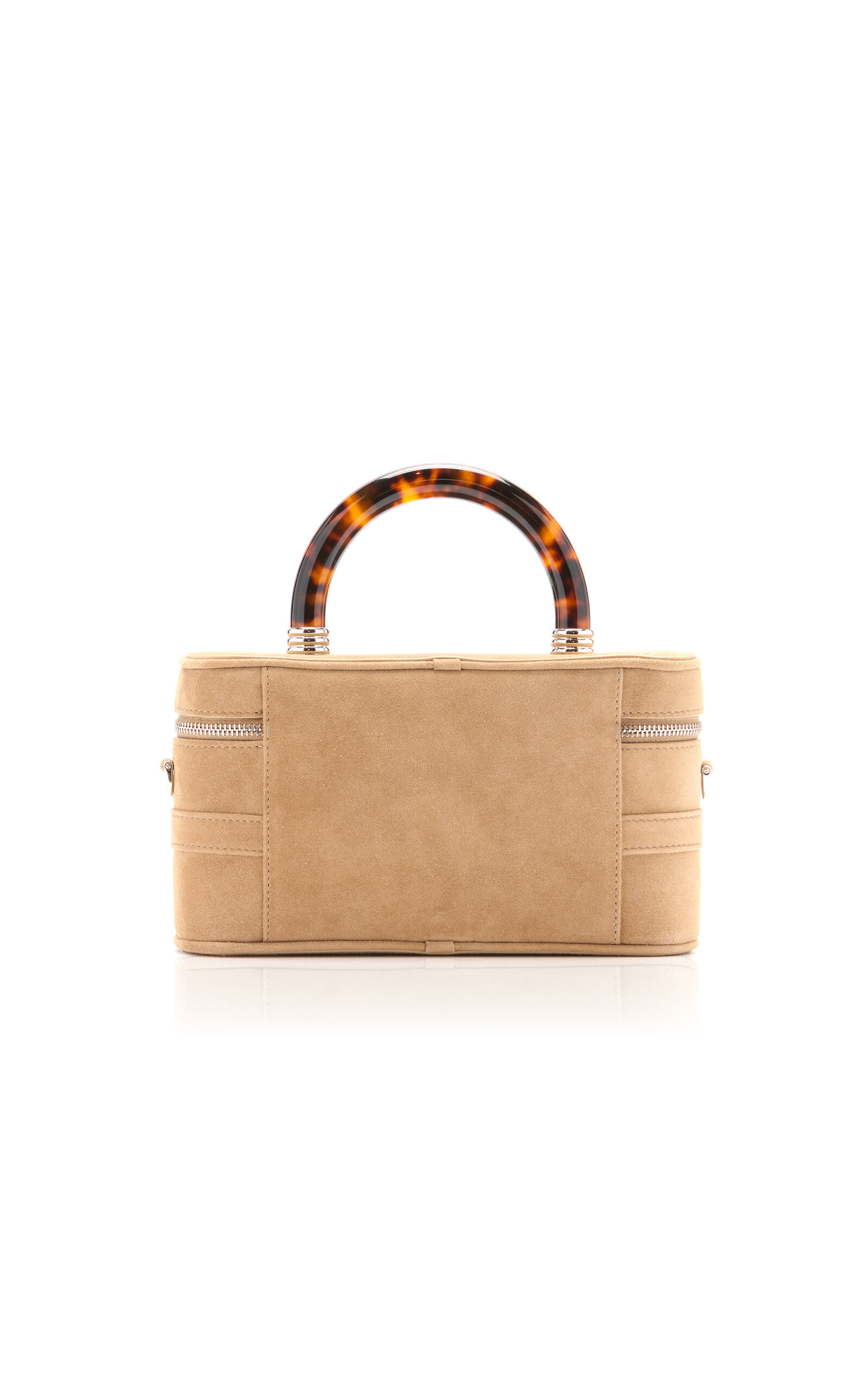 Belle Vivier Suede Mini Vanity Bag brown - 4