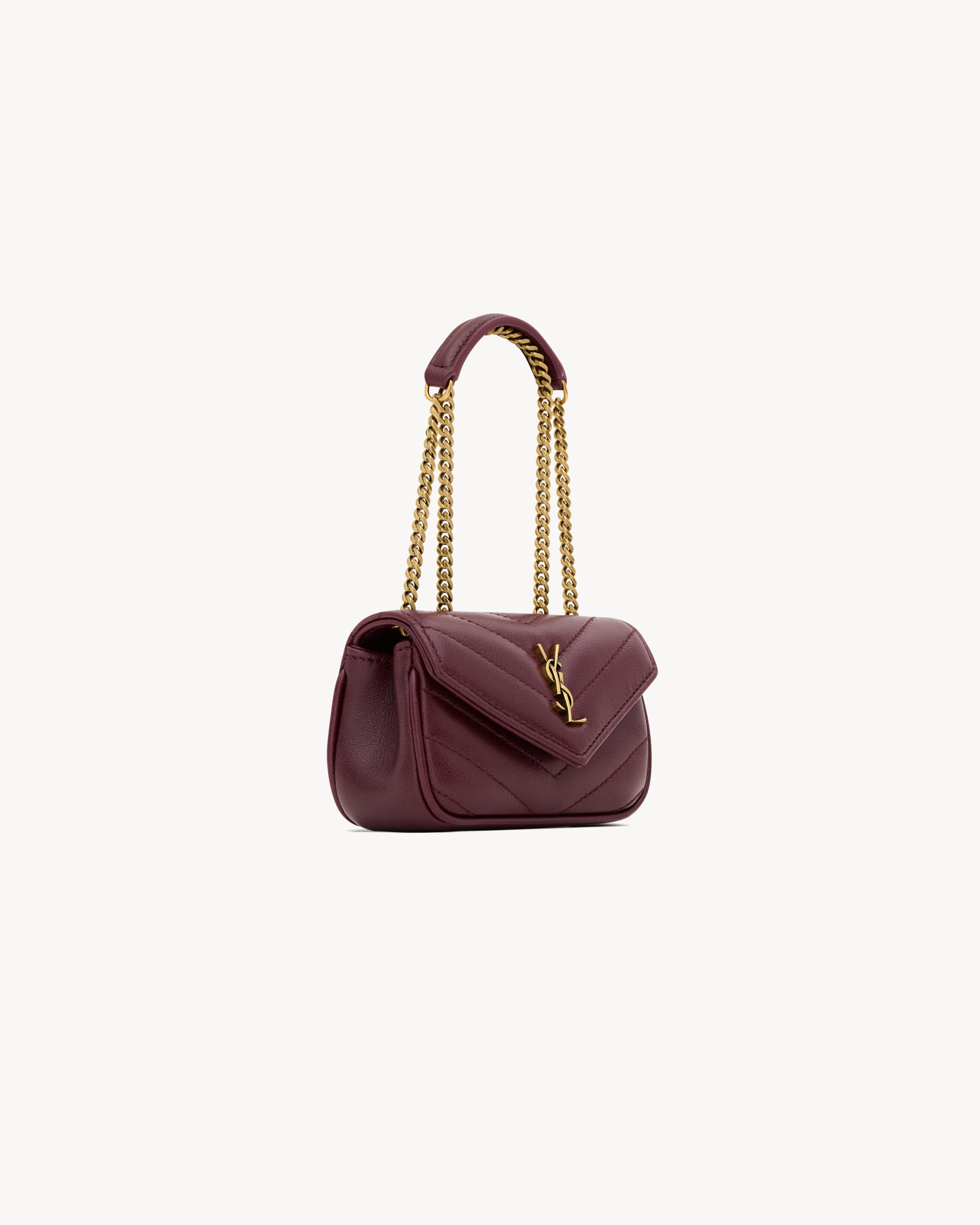 LOULOU MICRO BAG IN LAMBSKIN - 6