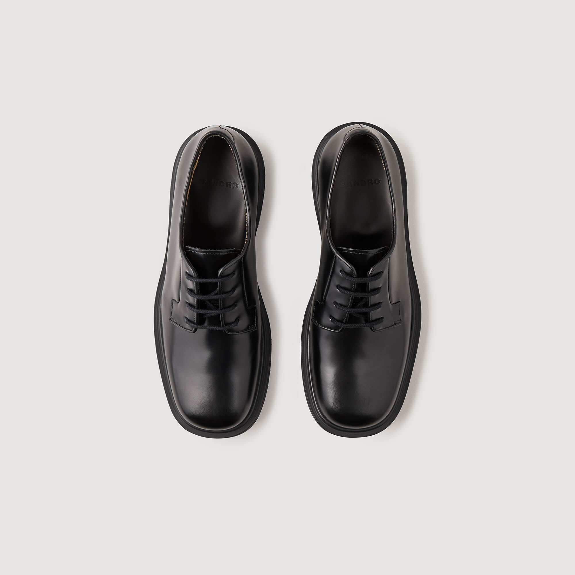 PATENT LEATHER DERBIES - 4
